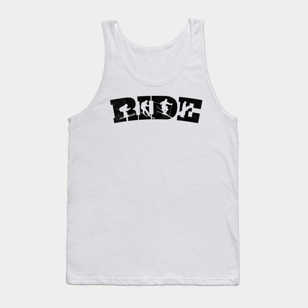 snowboard Tank Top by Mandala Project